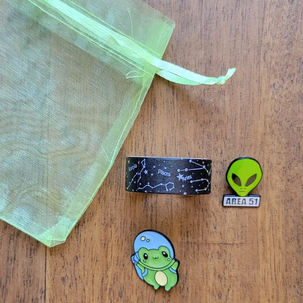 Space Alien Goodie Bag 3pc